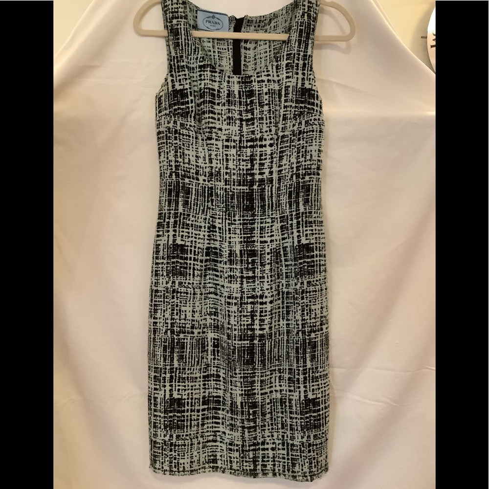 Prada Black and White Dress.